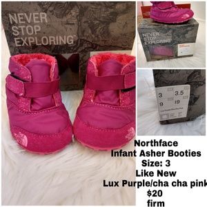 Northface booties infant